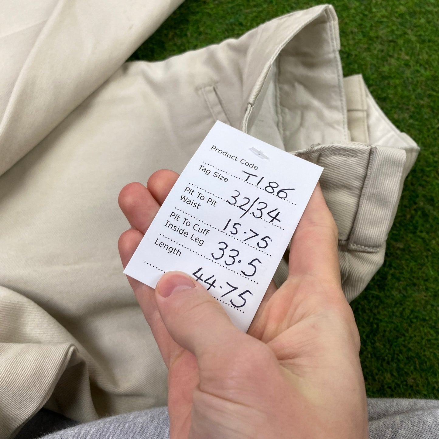 Retro Dickies Cargo Trousers Joggers Brown Medium - Vintage Box