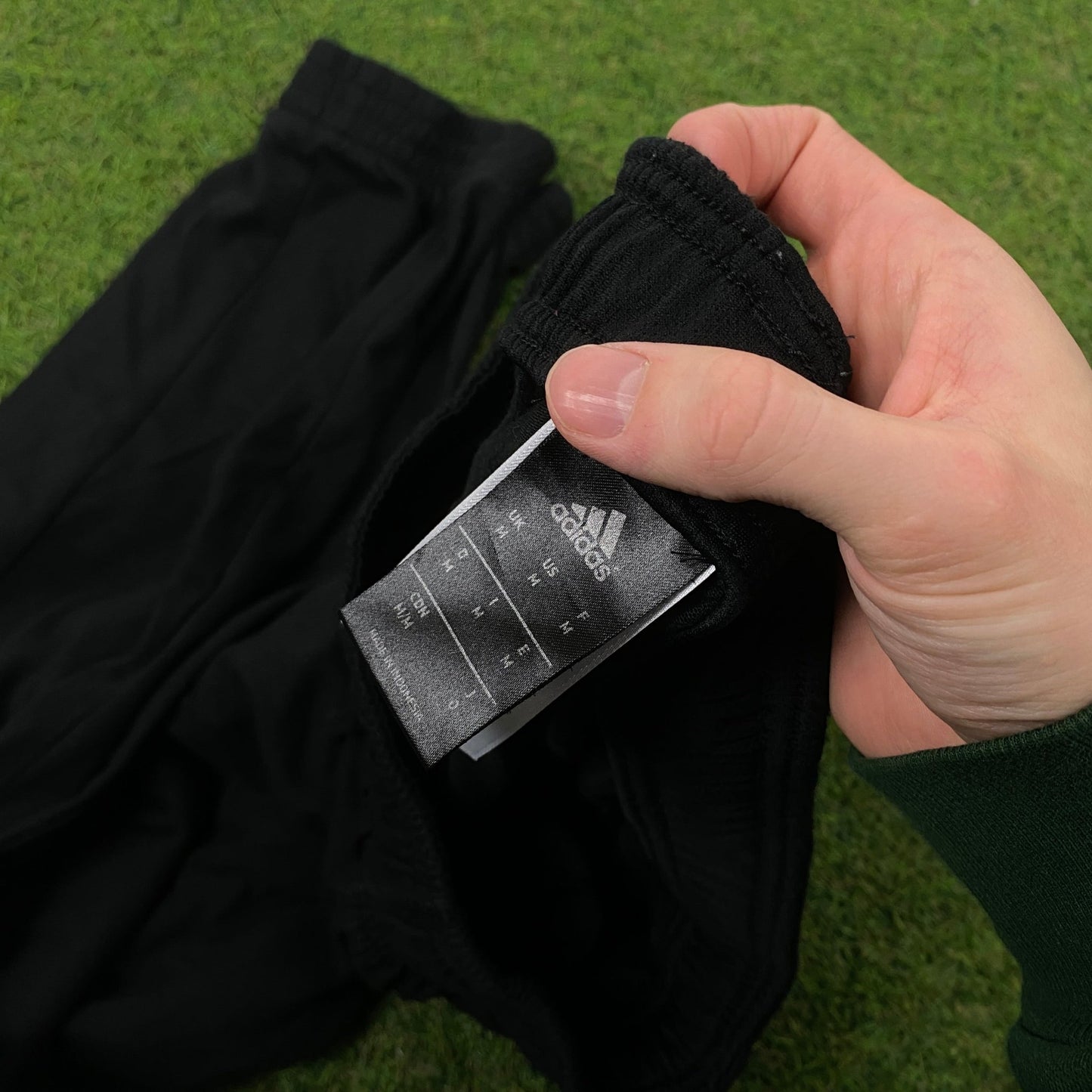 00s Adidas Joggers Black Medium - Vintage Box