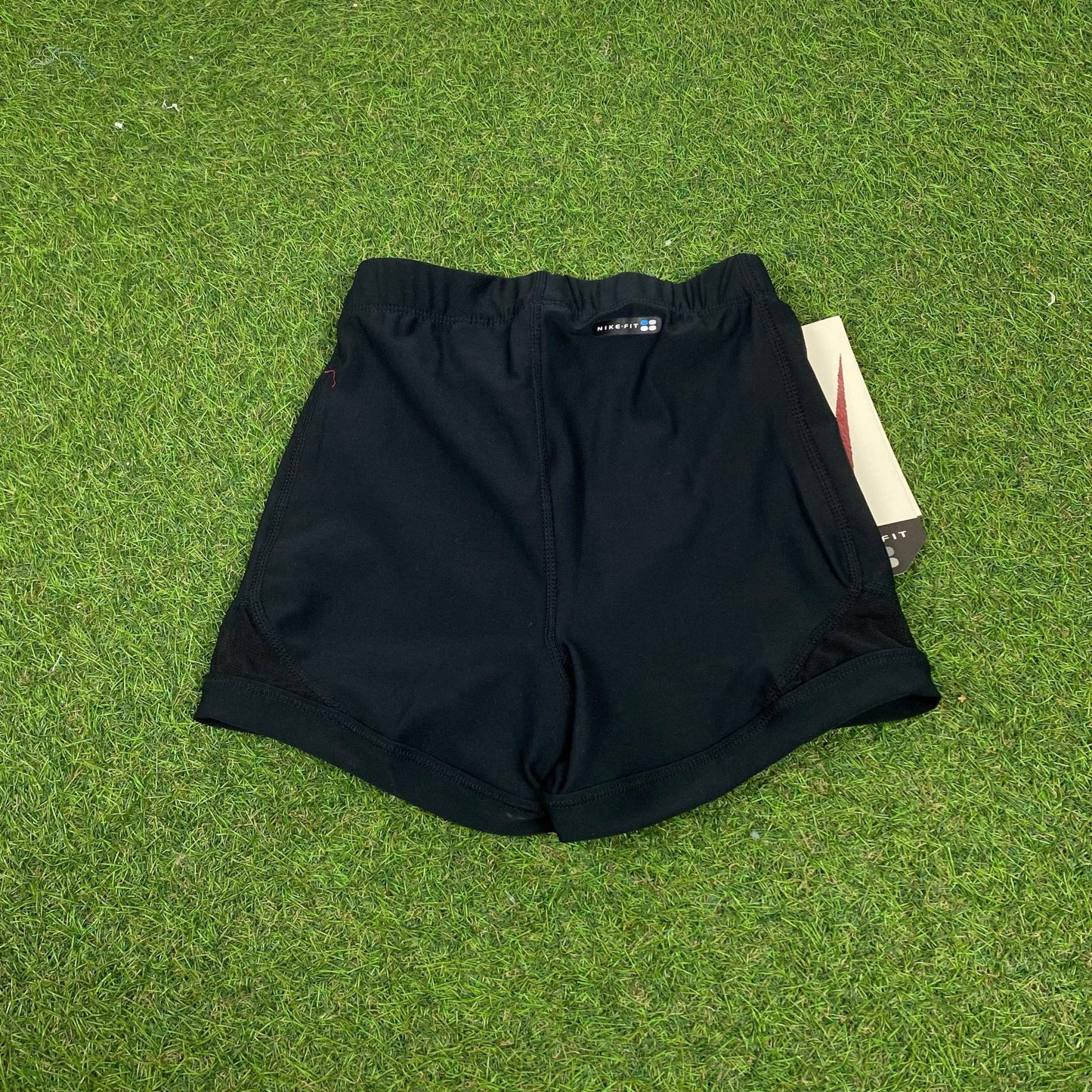 Vintage Nike Skinny Gym Shorts Black XS - Vintage Box