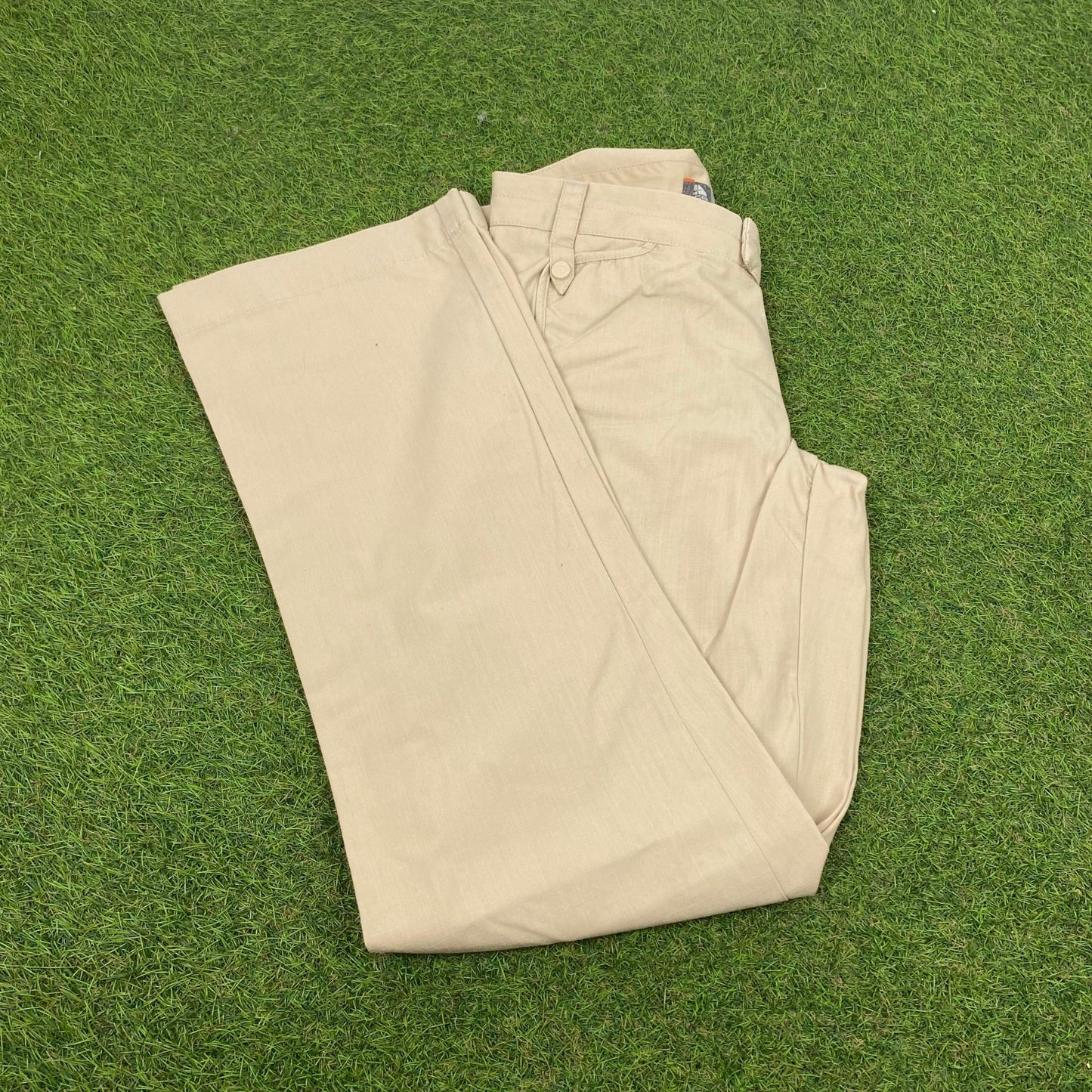 00s Nike ACG Cargo Trousers Joggers Light Brown XS - Vintage Box