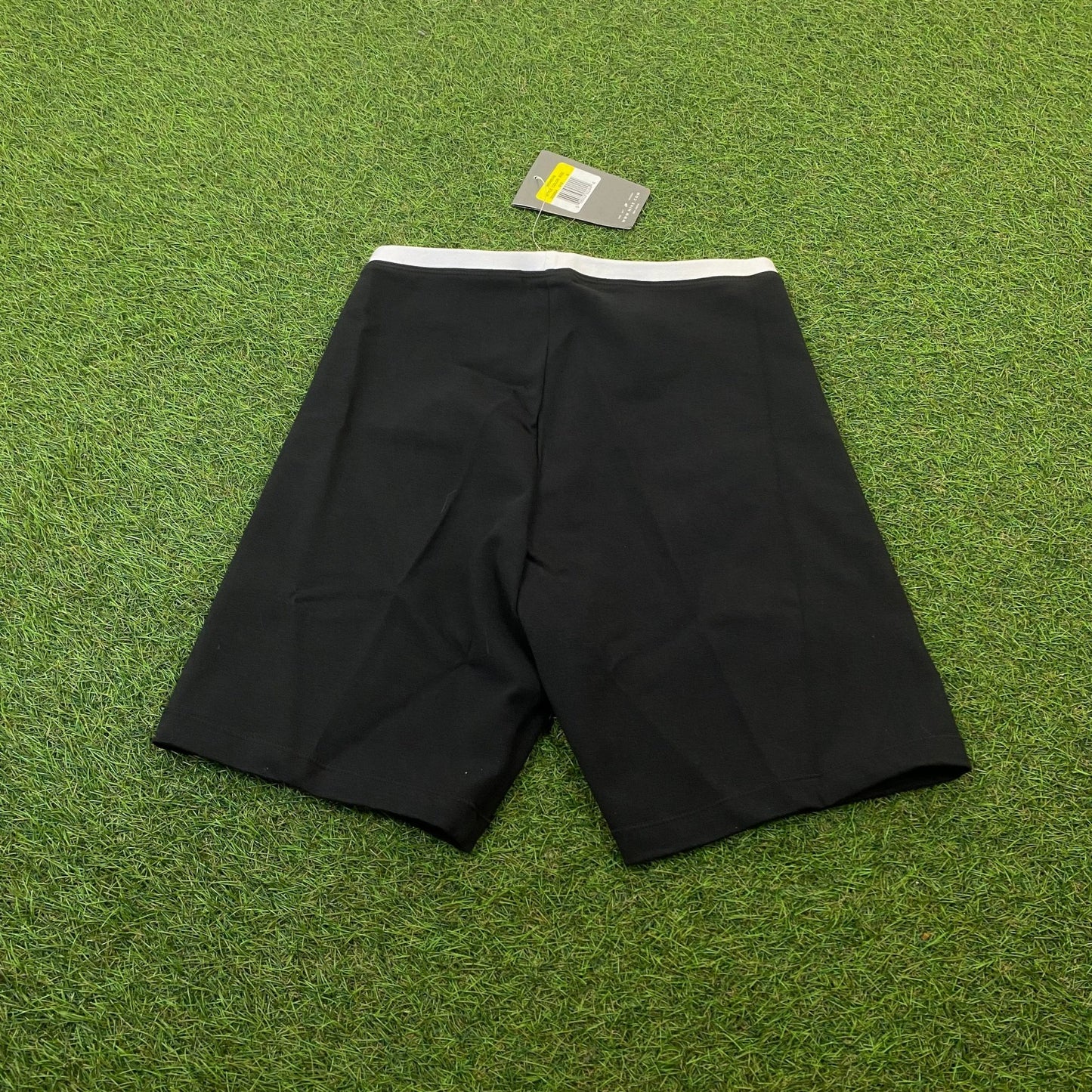 Vintage Nike Cotton Shorts Black Small - Vintage Box