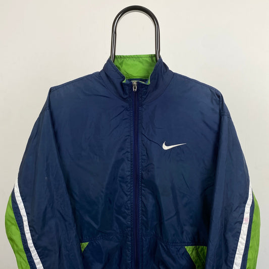 90s Nike Windbreaker Jacket Green Small - Vintage Box