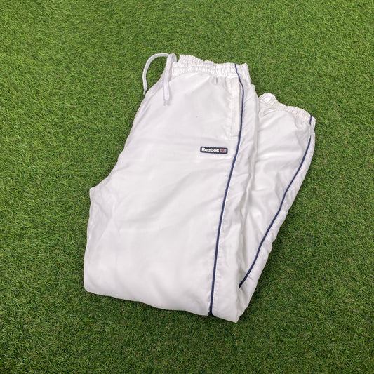 Retro Reebok Piping Joggers White XS