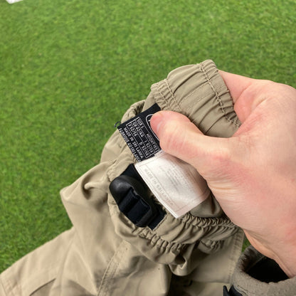 00s Nike ACG Cargo Shorts Brown Large - Vintage Box