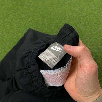 00s Nike Air Max Cargo Joggers Black Large - Vintage Box