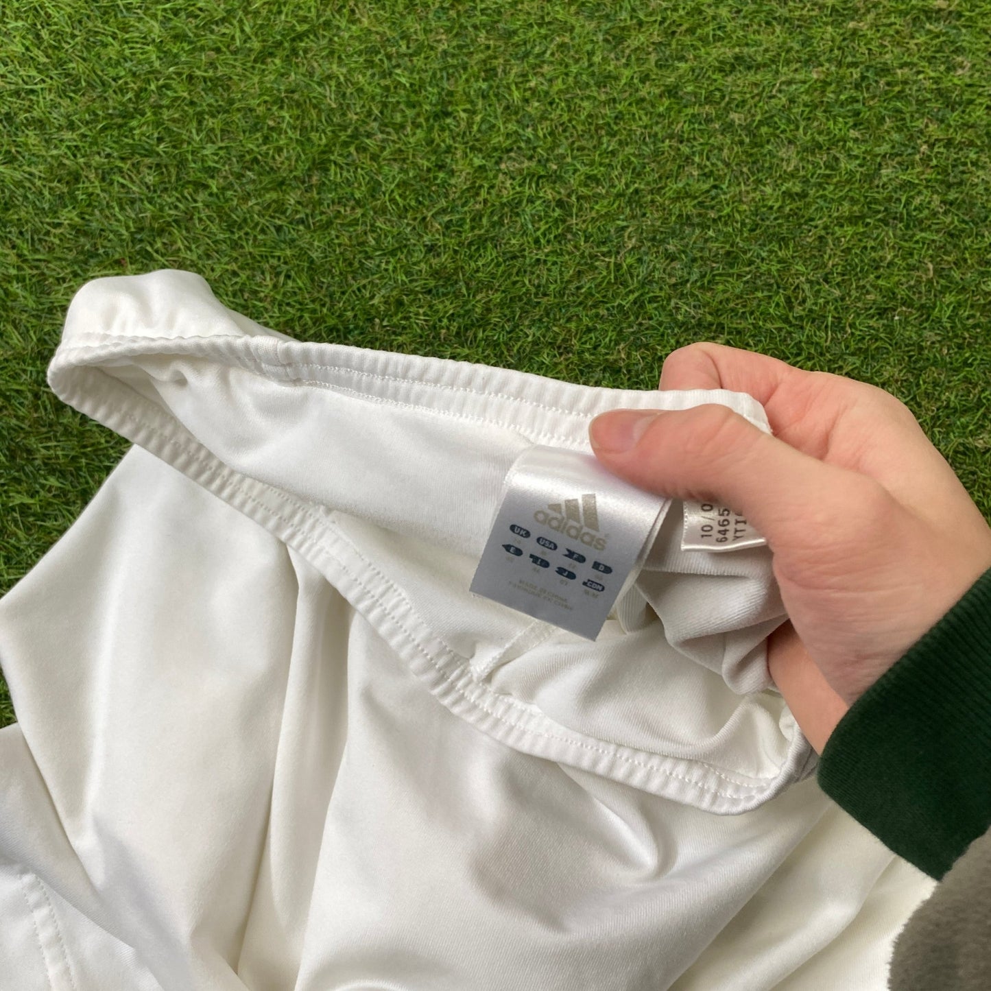 90s Adidas Skirt Shorts White Medium - Vintage Box