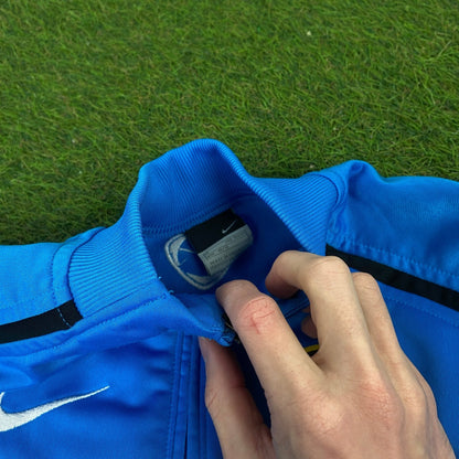 00s Nike Inter Milan Windbreaker Jacket + Joggers Set Blue XS - Vintage Box