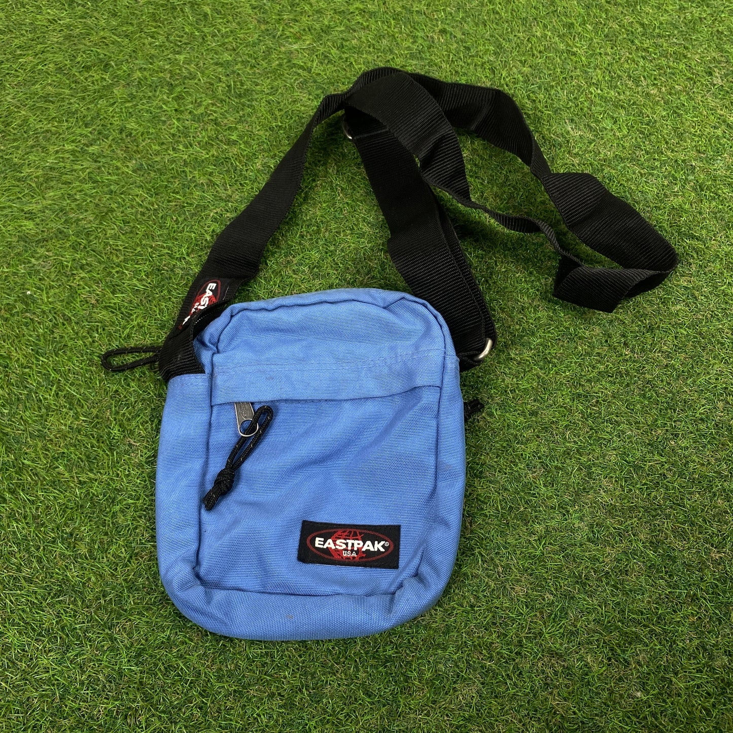 Retro Eastpak Sling Shoulder Bag Blue