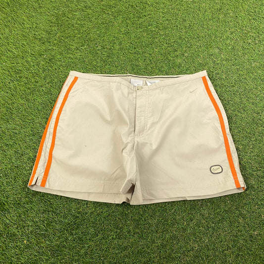 00s Nike Running Shorts Brown Medium - Vintage Box