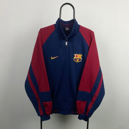 90s Nike Barcelona Track Jacket Red XL - Vintage Box