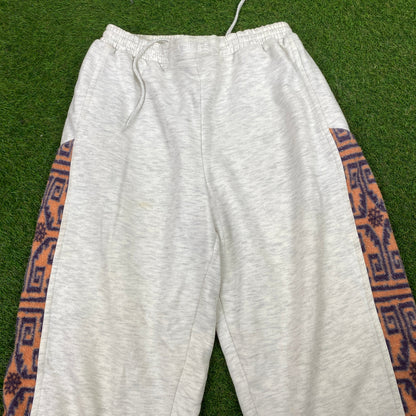 90s Adidas Arctic Fire Cotton Joggers Grey Small