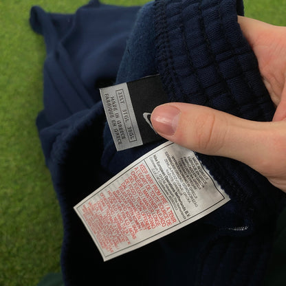 00s Nike Cotton Joggers Blue XXL - Vintage Box