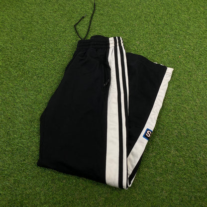 90s Adidas Popper Joggers Black Small