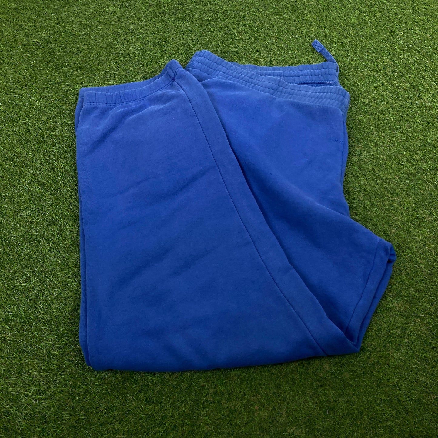 00s Nike Wide Leg Cotton Joggers Blue XXL