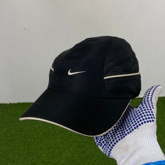 00s Nike Piping Drawcord Hat Black - Vintage Box