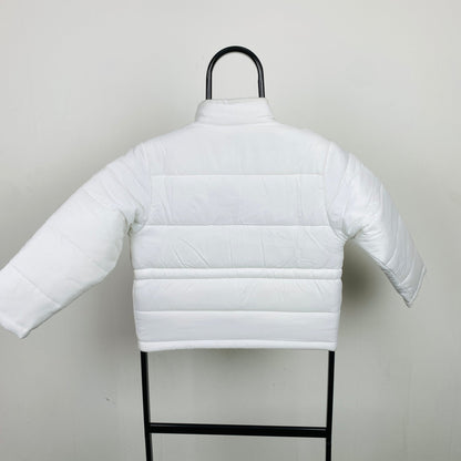 00s Nike Puffer Jacket White XS - Vintage Box