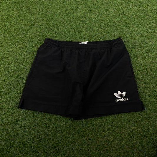 90s Adidas Trefoil Shorts Black XS - Vintage Box