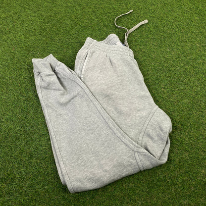 00s Nike Wide Leg Cotton Joggers Grey Small