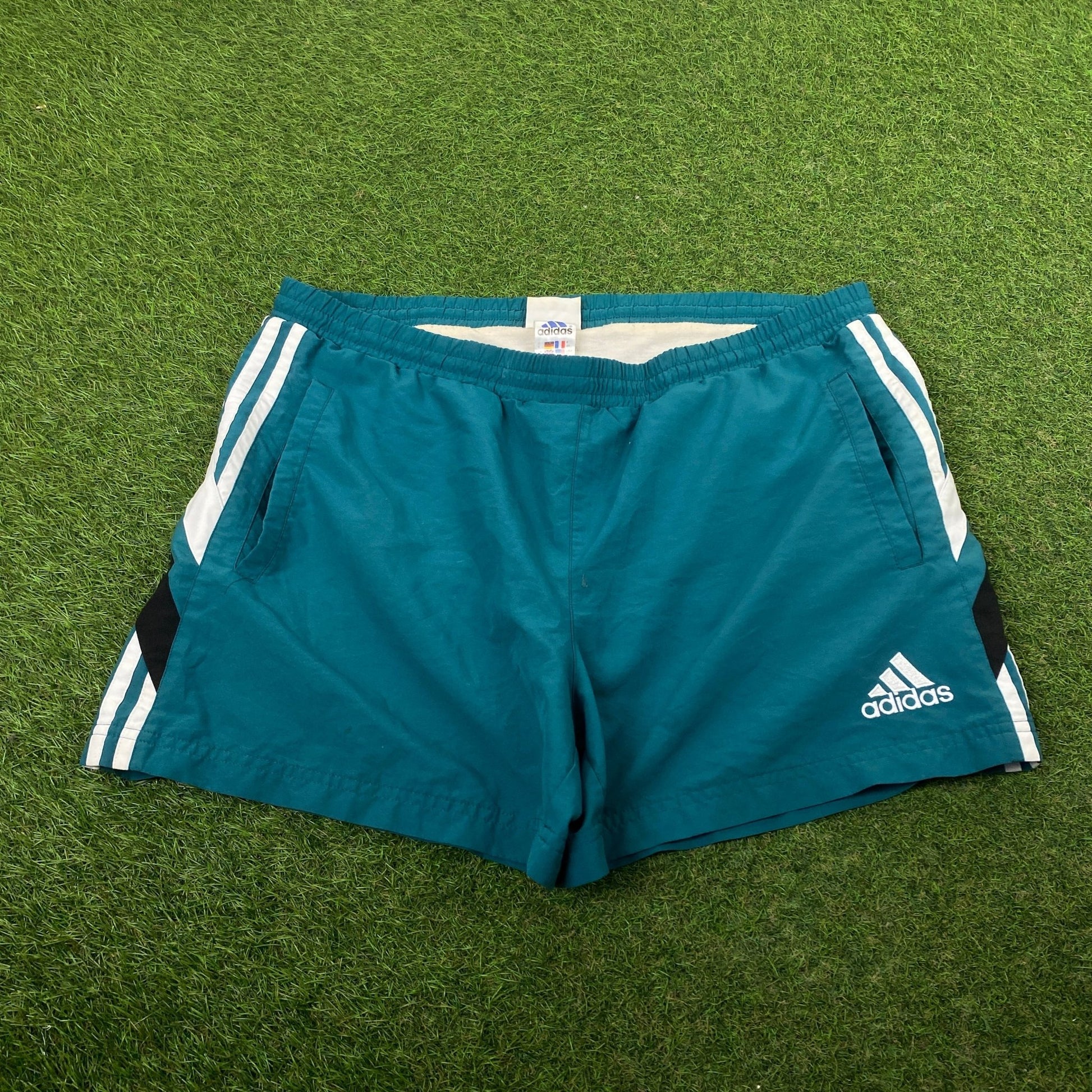 90s Adidas Shorts Green XL - Vintage Box