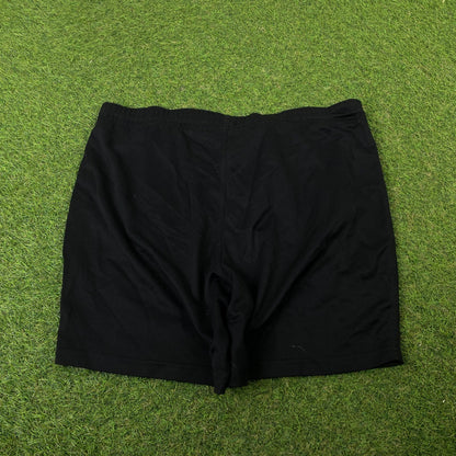 00s Nike Football Shorts Black Small - Vintage Box