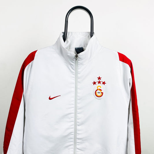 00s Nike Galatasaray Windbreaker Jacket White Small - Vintage Box