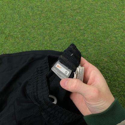 00s Nike Football Shorts Black Small - Vintage Box