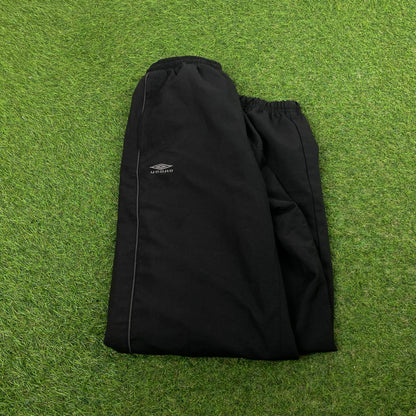 Retro Umbro Piping Joggers Black Small