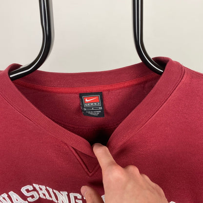 90s Nike Washington State Sweatshirt Red Large - Vintage Box