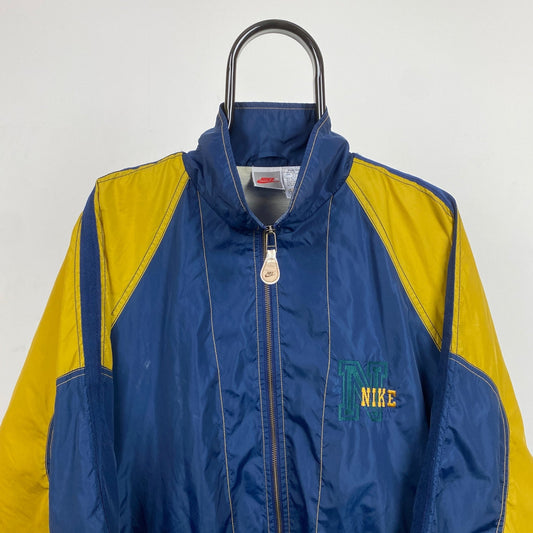 90s Nike Windbreaker Jacket Blue Medium - Vintage Box