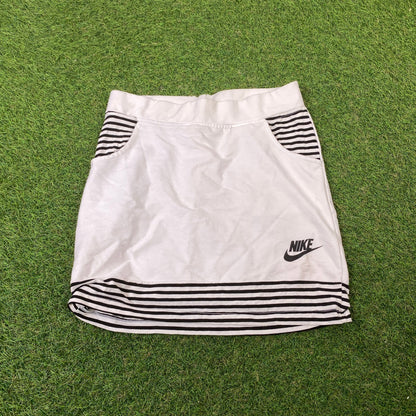 00s Nike Skirt Shorts White Small - Vintage Box
