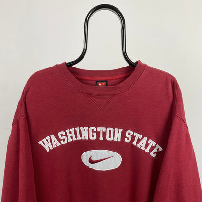 90s Nike Washington State Sweatshirt Red Large - Vintage Box
