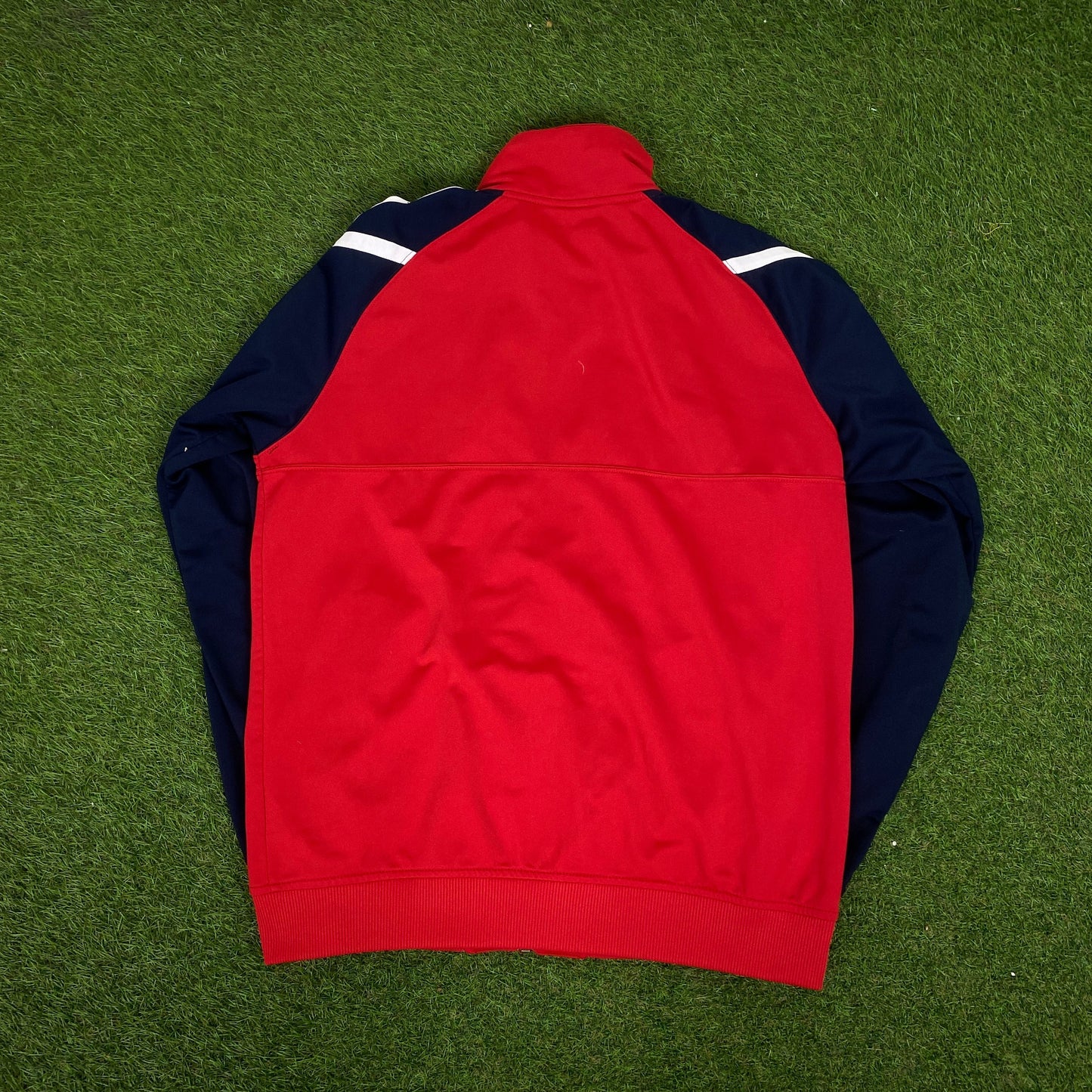 00s Nike Windbreaker Jacket + Joggers Set Red Medium