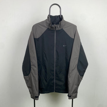 00s Nike Golf Waterproof Coat Jacket Black Large - Vintage Box