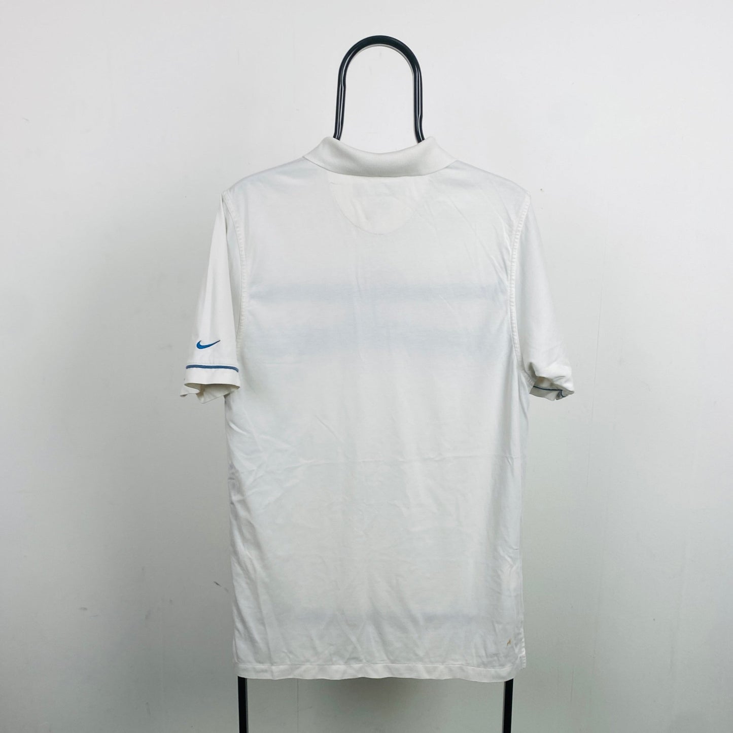 00s Nike Golf Polo Shirt T-Shirt White Medium - Vintage Box