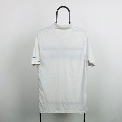 00s Nike Golf Polo Shirt T-Shirt White Medium - Vintage Box