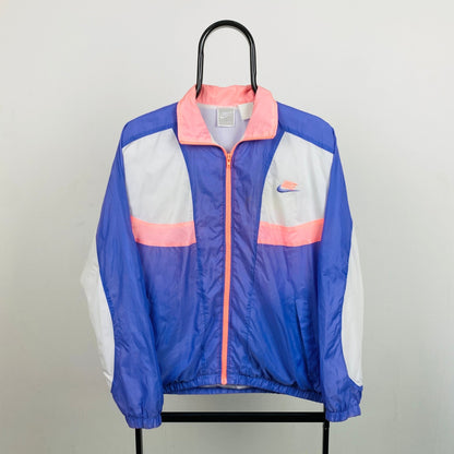 90s Nike Windbreaker Jacket Purple Small - Vintage Box