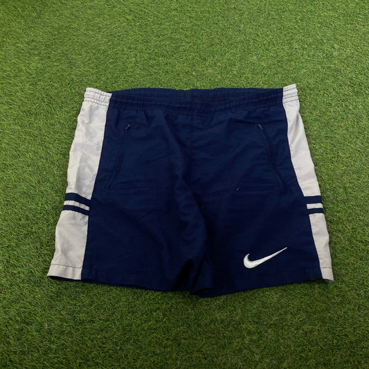 90s Nike Piping Shorts Blue XXL - Vintage Box