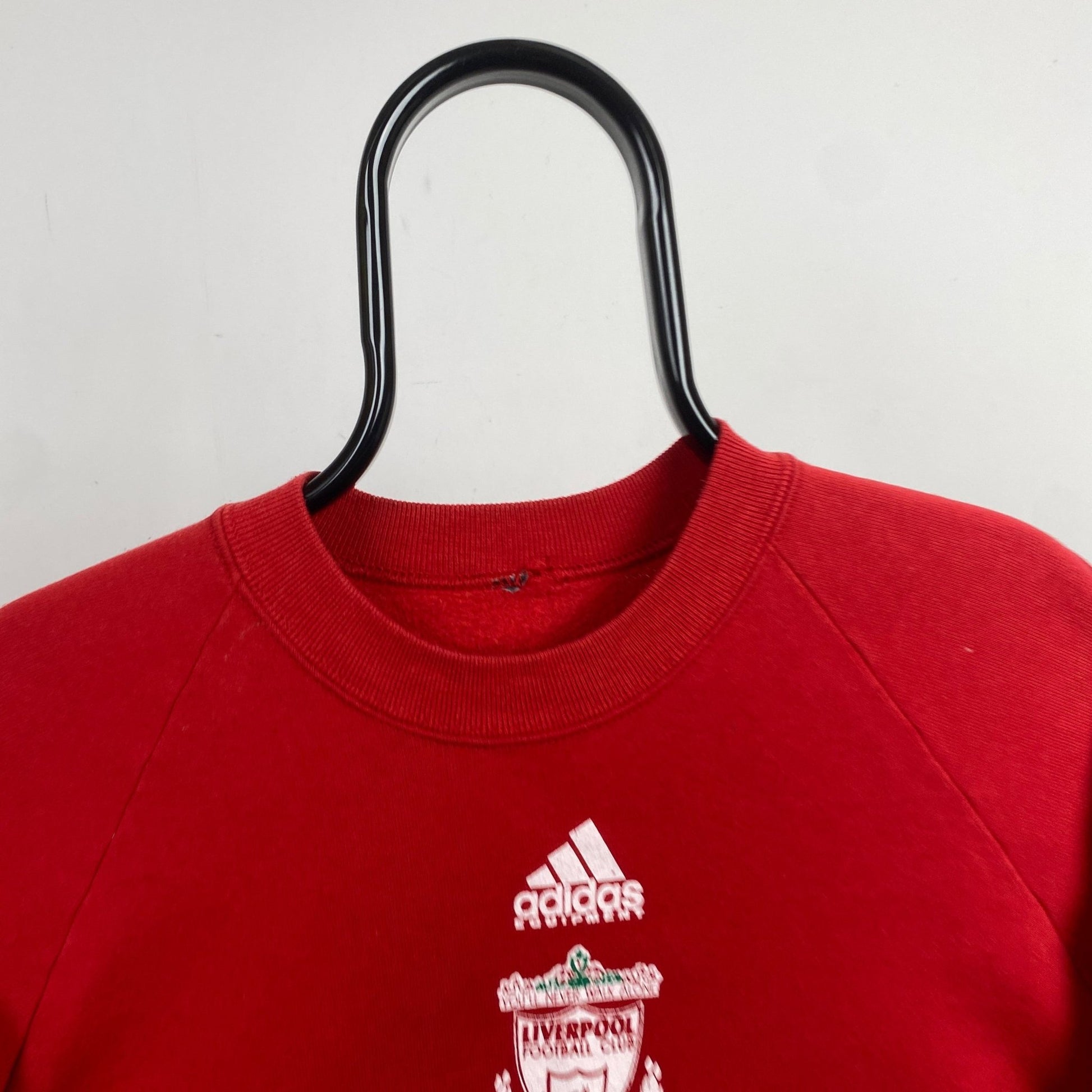 90s Adidas Equipment Liverpool Football Sweatshirt Red Small - Vintage Box