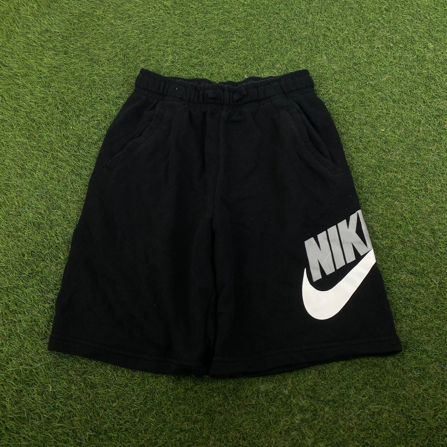 90s Adidas Football Shorts Black Small - Vintage Box