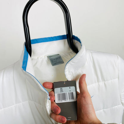 00s Nike Puffer Jacket White XS - Vintage Box