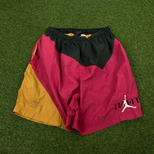 90s Nike Air Jordan Shorts Red Small - Vintage Box
