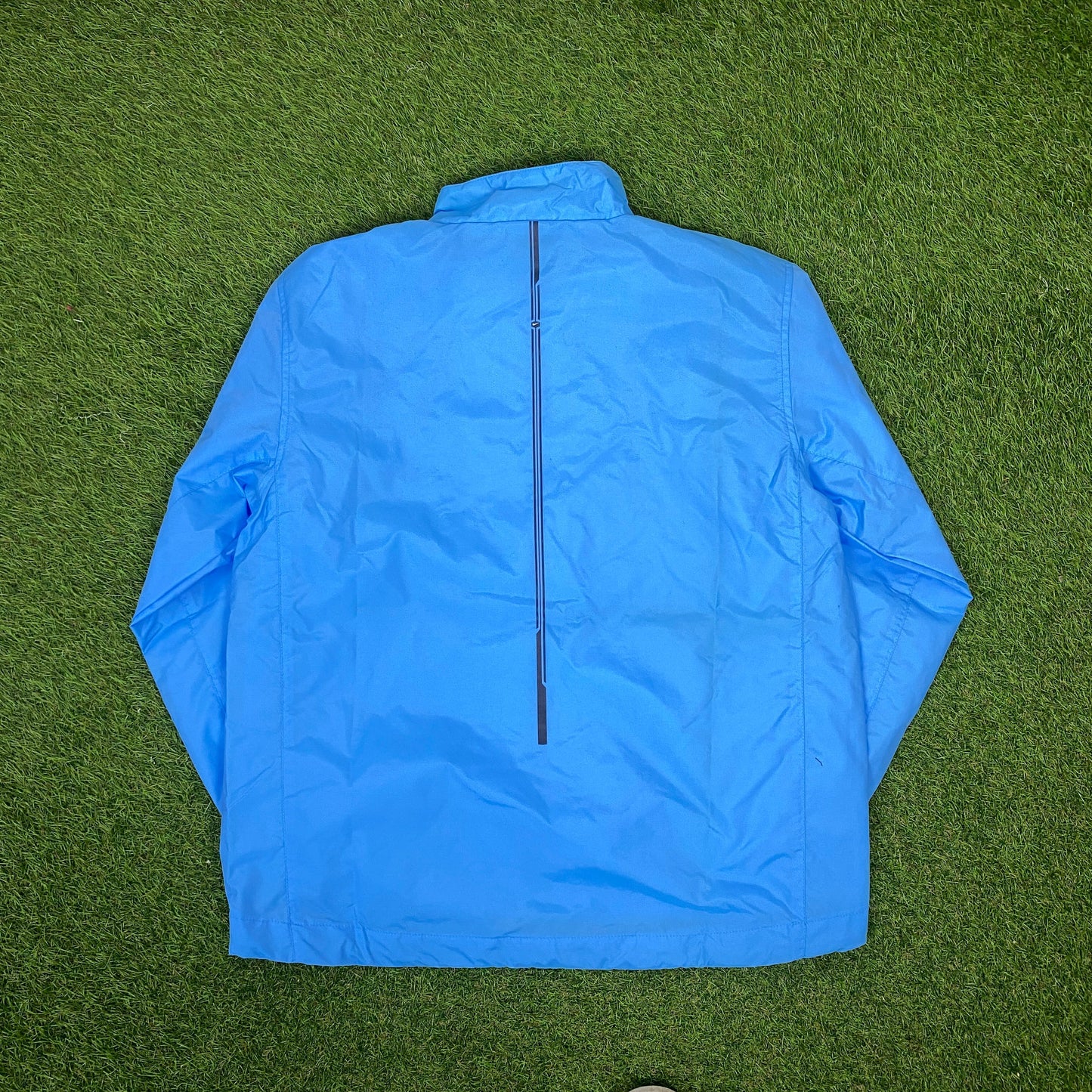 00s Nike Hex Tracksuit Jacket + Joggers Set Baby Blue Small