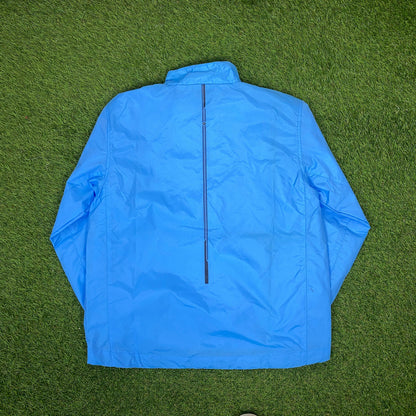 00s Nike Hex Tracksuit Jacket + Joggers Set Baby Blue Small