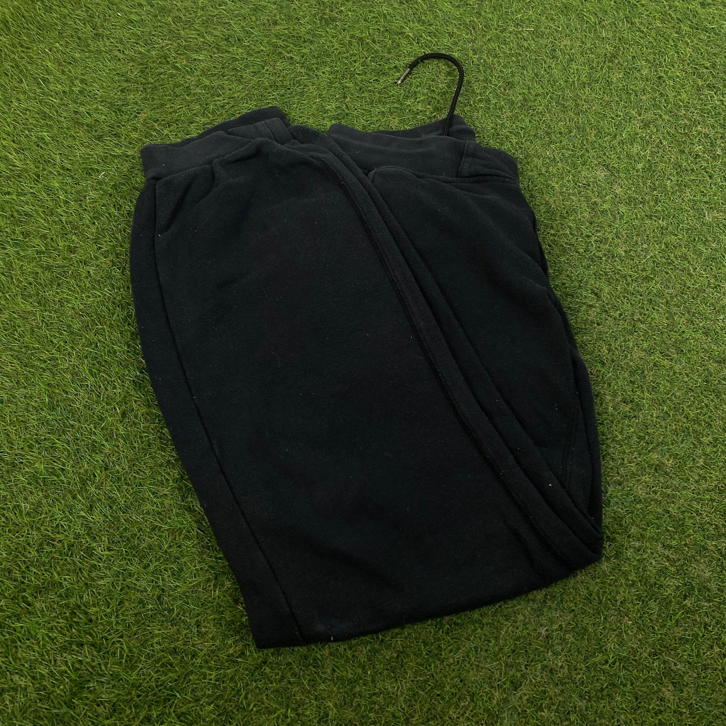 00s Nike Wide Leg Cotton Joggers Black Small