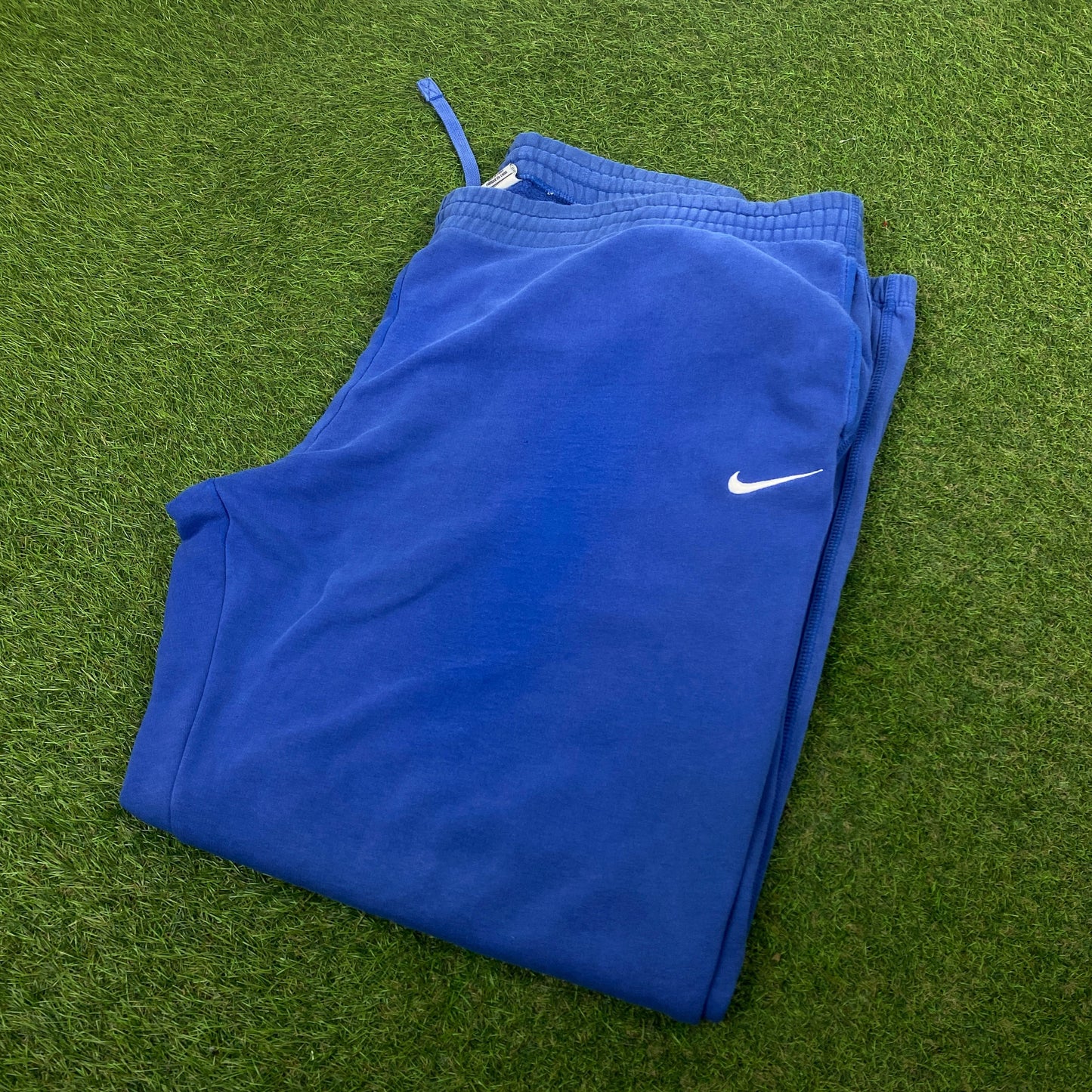 00s Nike Wide Leg Cotton Joggers Blue XXL