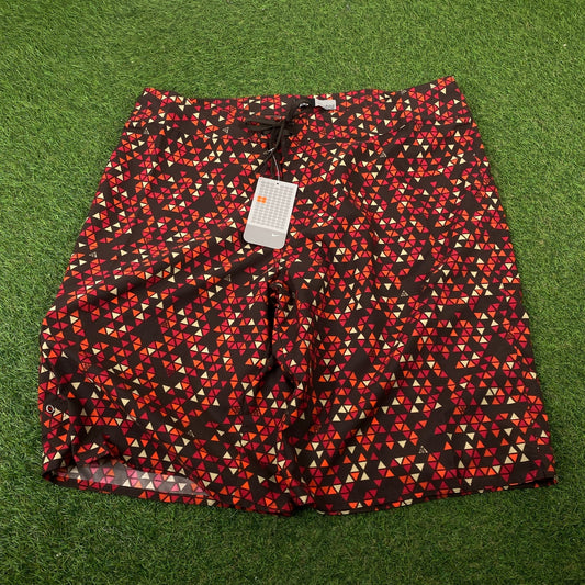 00s Nike ACG Swim Shorts Red XL - Vintage Box