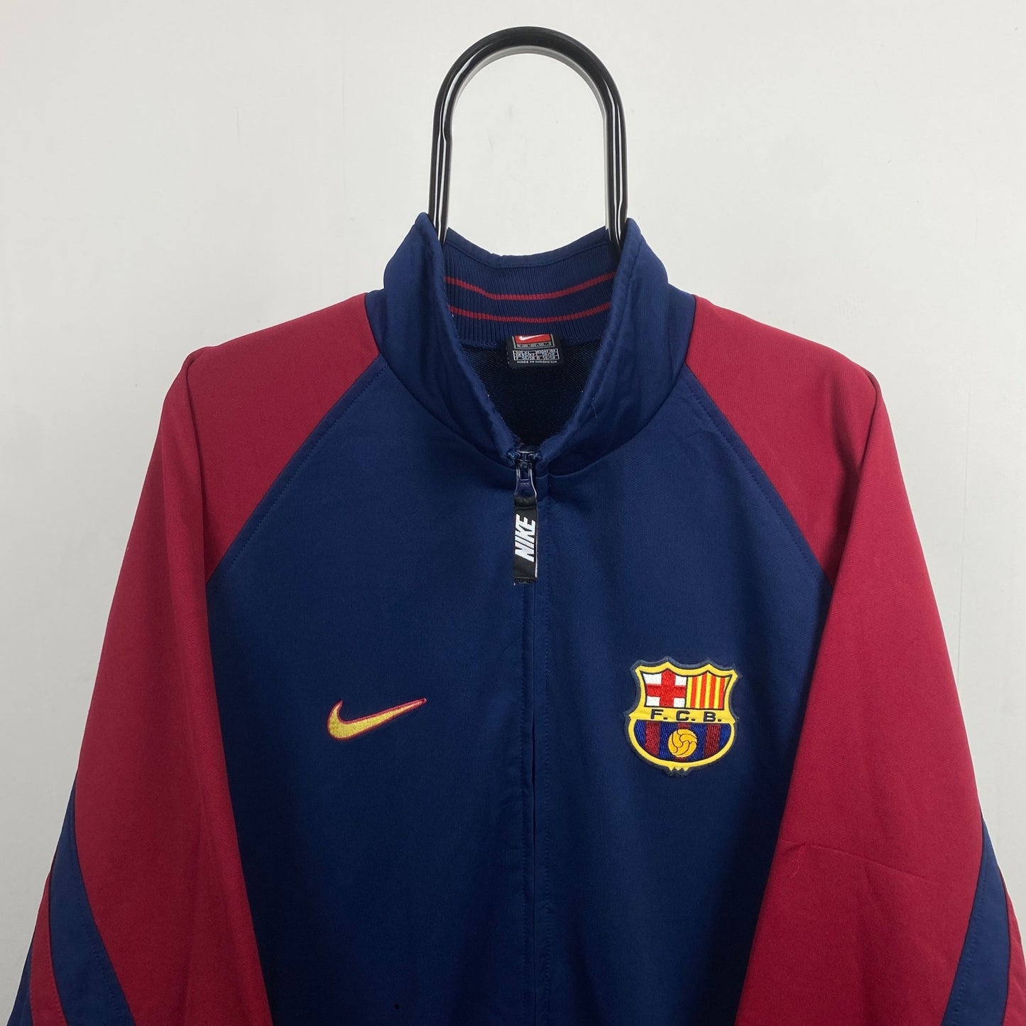 90s Nike Barcelona Track Jacket Red XL - Vintage Box