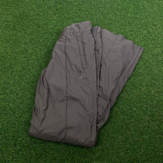 00s Nike Fleece Lined Joggers Brown XS