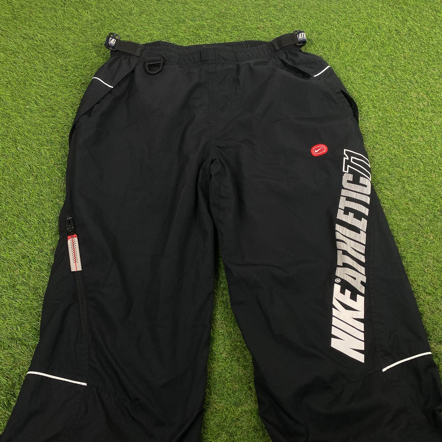 00s Nike Athletic Piping Joggers Black Medium