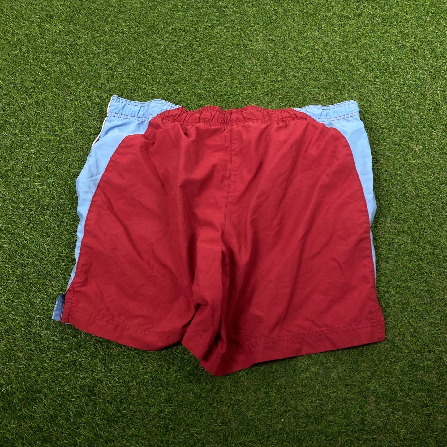 90s Nike Piping Shorts Red Medium - Vintage Box